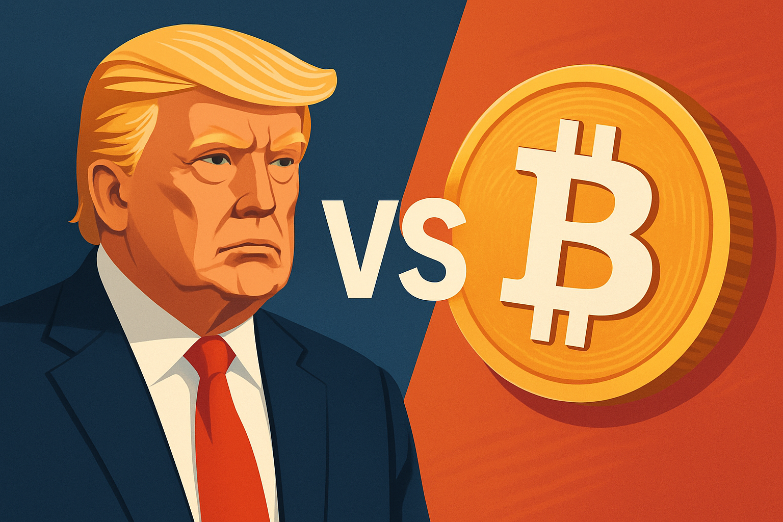 trump vs btc